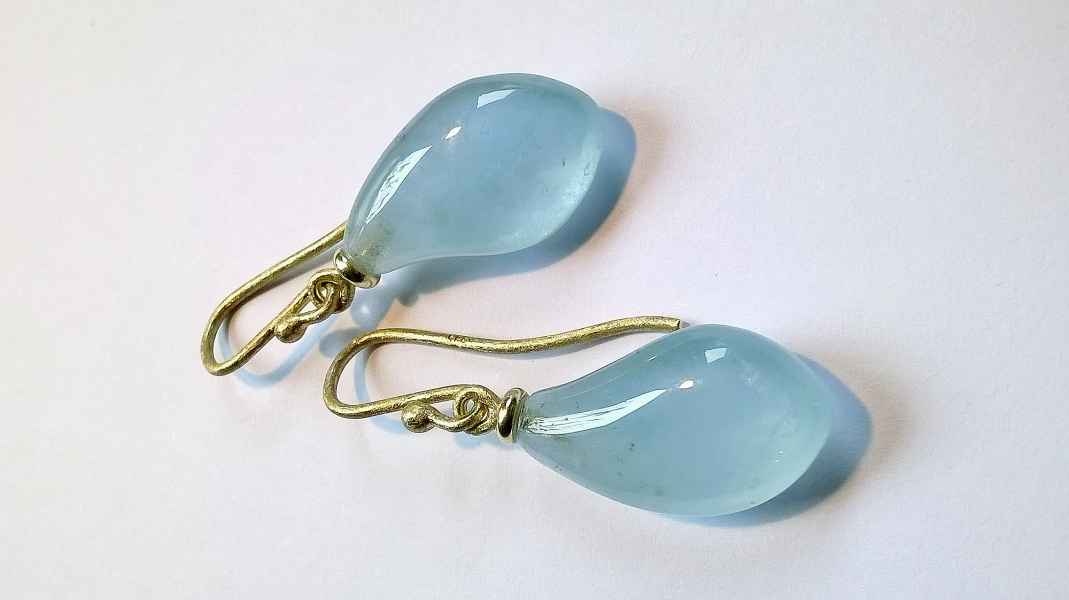Aquamarin, 585 Gold