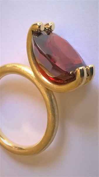 Spessartin, 750 Gold